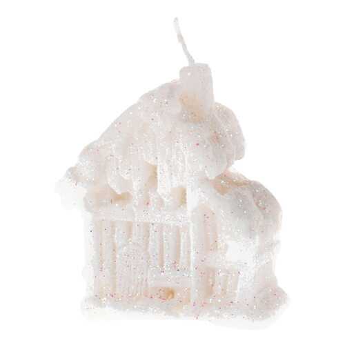 Свеча новогодняя Snowmen Символ года Белый домик Е93246 8 см в Рубль Бум