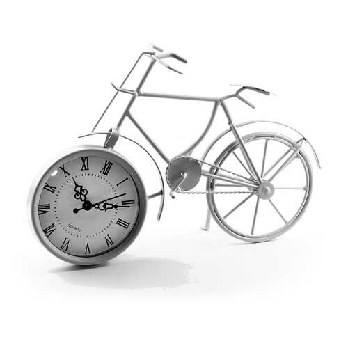 Часы настольные Miralight Велосипед ML-5388 White в Рубль Бум
