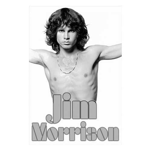 Постер СТ-Диалог Jim Morrison, МУЗ-314, бумага, 60х90 см в Рубль Бум