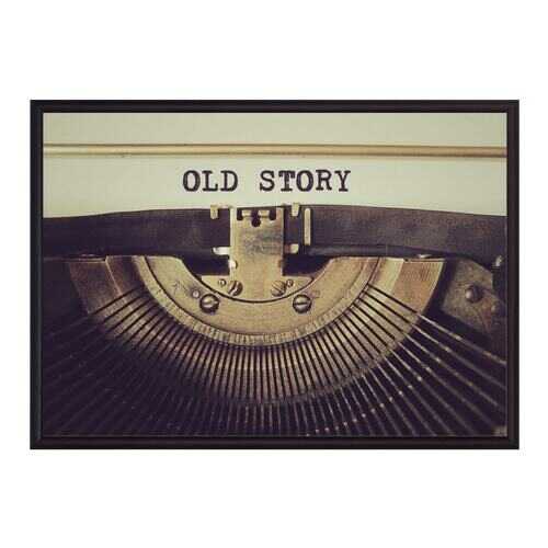 Постер в рамке Old story 21х30 см в Рубль Бум