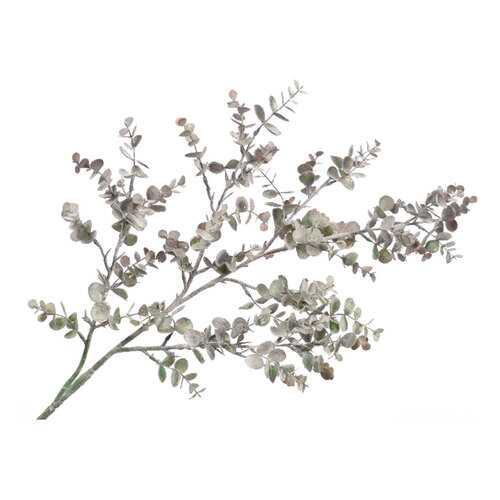 Искусственные цветы Silk-ka Эвкалипт 99см, цвет зеленый, серый в Рубль Бум