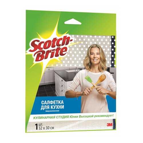 Салфетка для уборки 3M Scotch-Brite Микроволоконная для кухни 1 шт в Рубль Бум