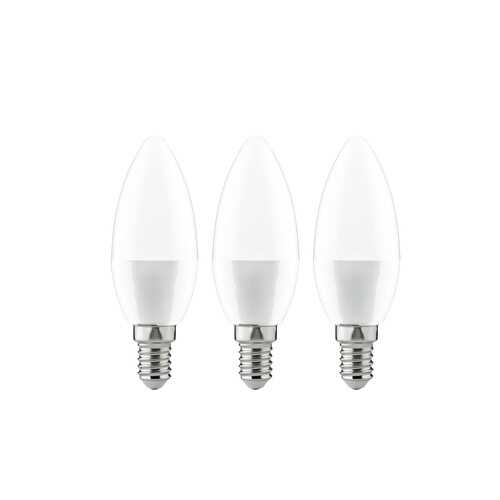 Лампа LED 3er-Pack Kerze 4W E14 230V 2700K 28426 в Рубль Бум