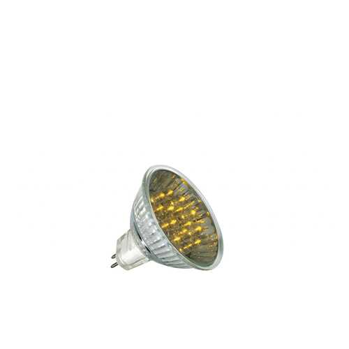 Лампа рефлекторная светодиодная LED, 1W GU5,3 желтая 28003 в Рубль Бум