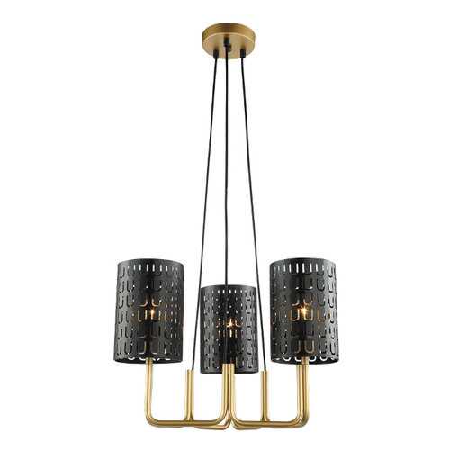 Подвесная люстра Lumien Hall 4005/3P-GD-BK в Рубль Бум