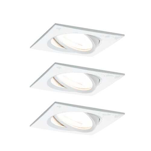 Светильник встраиваемый, комплект Nova Coin LED 3x6,5W Ws m/A 93454 в Рубль Бум