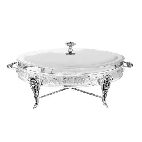 Блюдо с подогревом Regent Silverware Британи 44x25x21см овальное в Рубль Бум