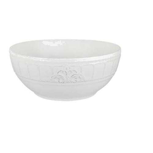 Салатник Matceramica Venice 23 см, белая в Рубль Бум