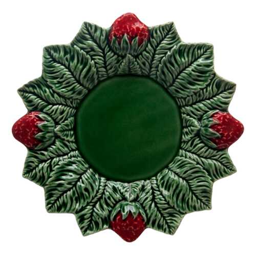 Тарелка обеденная Bordallo Pinheiro Strawberries 26x26x3,5 см в Рубль Бум