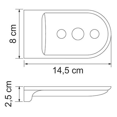 Мыльница решетка, Wasserkraft Kammel K-8369WHITE в Рубль Бум