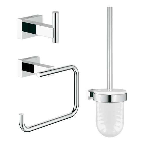 Набор аксессуаров для ванной Grohe Essentials Cube 3 предмета Хром в Рубль Бум